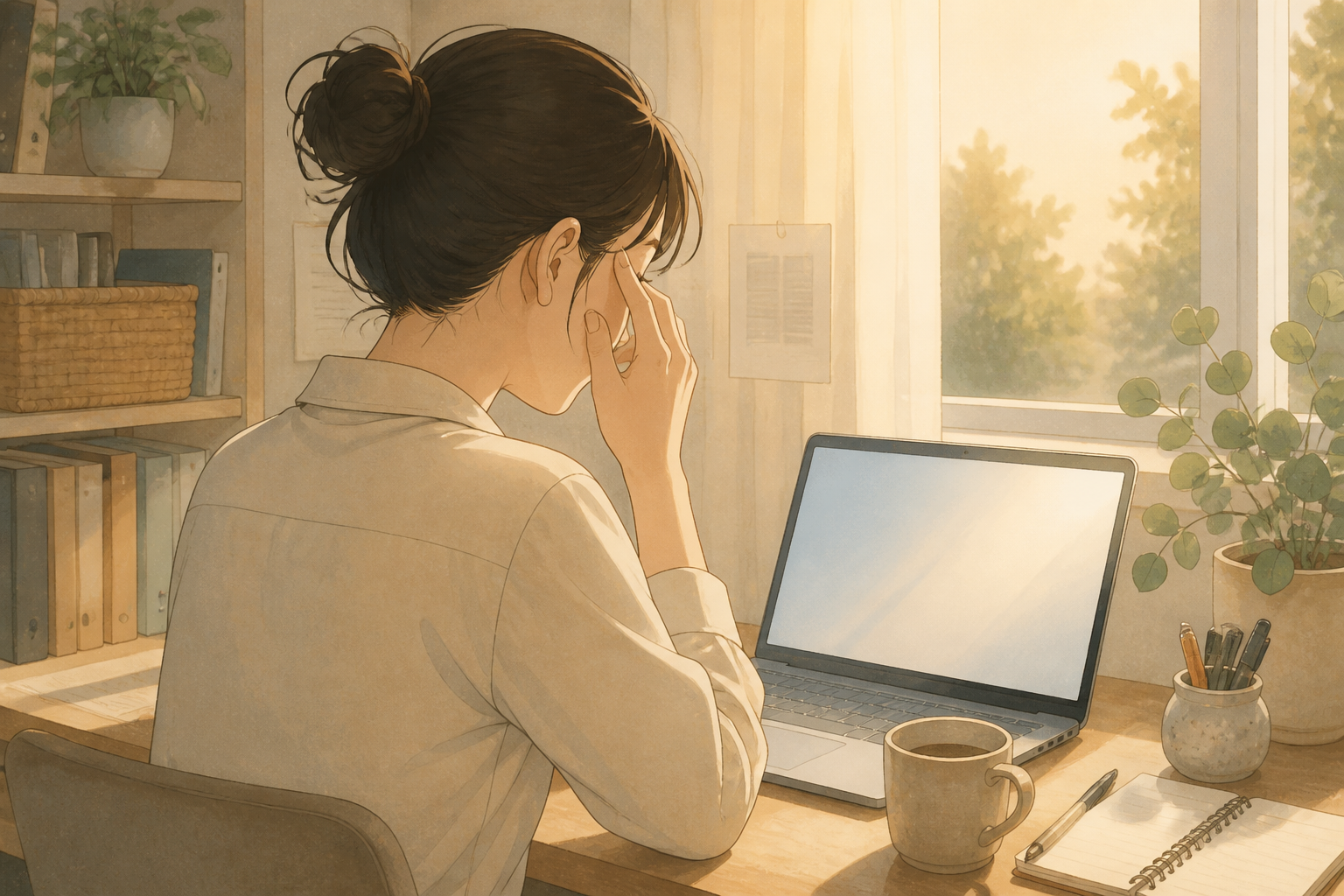 左右とも視力は同じくらいなのに、片方の目だけ疲れる